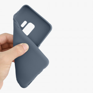 Husa Kwmobile pentru Samsung Galaxy S9, Silicon, Albastru, 44089.202 - Img 7