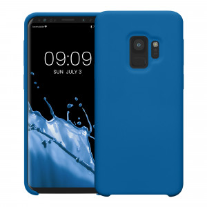 Husa kwmobile pentru Samsung Galaxy S9, Silicon, Albastru, 44182.228 - Img 2