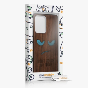 Husa Kwmobile pentru Xiaomi 11T/11T Pro, Maro/Albastru, Lemn, KWM000014HW010C - Img 8