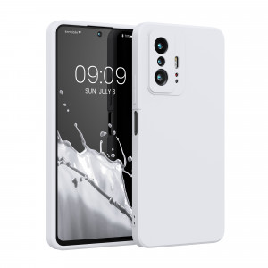 Husa Kwmobile pentru Xiaomi 11T/11T Pro, Silicon, Alb, 56573.02 - Img 1