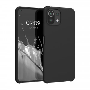 Husa Kwmobile pentru Xiaomi Mi 11 Lite 5G/11 Lite 5G NE, Silicon, Negru, 54730.01 - Img 1