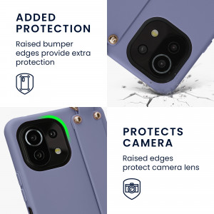 Husa Kwmobile pentru Xiaomi Mi 11 Lite 5G/11 Lite 5G NE, Silicon, Albastru, 57331.130 - Img 3