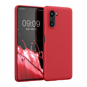 Husa Kwmobile pentru Xiaomi Mi 11i/Poco F3, Silicon, Rosu, 57026.208 - Img 1
