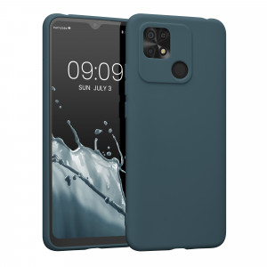 Husa Kwmobile pentru Xiaomi Redmi 10C, Silicon, Albastru, 59231.202 - Img 1
