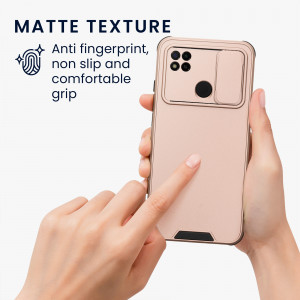 Husa Kwmobile pentru Xiaomi Redmi 9C, Silicon, Rose Gold, 57391.31 - Img 8