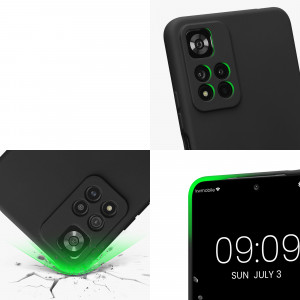 Husa Kwmobile pentru Xiaomi Redmi Note 11 Pro Plus 5G, Silicon, Negru, 58097.47 - Img 8