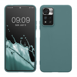 Husa Kwmobile pentru Xiaomi Redmi Note 11 Pro Plus 5G, Verde, Silicon, 58095.207 - Img 1
