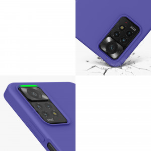 Husa Kwmobile pentru Xiaomi Redmi Note 11 Pro/Redmi Note 11 Pro 5G, Silicon, Albastru, 57373.234 - Img 8
