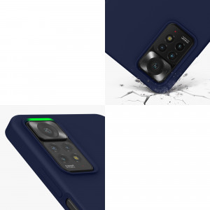 Husa kwmobile pentru Xiaomi Redmi Note 11 Pro/Redmi Note 11 Pro 5G/Redmi Note 12 Pro , Silicon, Albastru, 57373.182 - Img 7