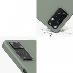 Husa kwmobile pentru Xiaomi Redmi Note 11 Pro/Redmi Note 11 Pro 5G/Redmi Note 12 Pro , Silicon, Verde, 57373.172 - Img 7