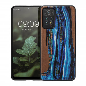 Husa kwmobile pentru Xiaomi Redmi Note 11 Pro/Redmi Note 11 Pro 5G/Redmi Note 12 Pro , Lemn, Multicolor, 57381.13 - Img 2