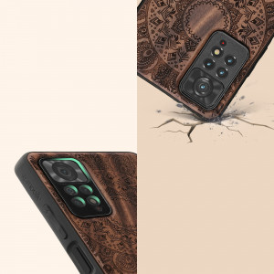 Husa kwmobile pentru Xiaomi Redmi Note 11 Pro/Redmi Note 11 Pro 5G/Redmi Note 12 Pro , Lemn, Maro, 57381.07 - Img 8