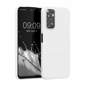 Husa Kwmobile pentru Xiaomi Redmi Note 11/Redmi Note 11s, Silicon, Alb, 57368.48 - Img 1
