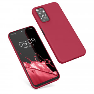 Husa Kwmobile pentru Xiaomi Redmi Note 11/Redmi Note 11s, Silicon, Rosu, 57368.229 - Img 2