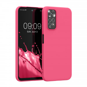 Husa Kwmobile pentru Xiaomi Redmi Note 11/Redmi Note 11s, Silicon, Roz, 57368.238 - Img 1