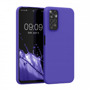 Husa Kwmobile pentru Xiaomi Redmi Note 11/Redmi Note 11s, Silicon, Albastru, 57368.234 - Img 1