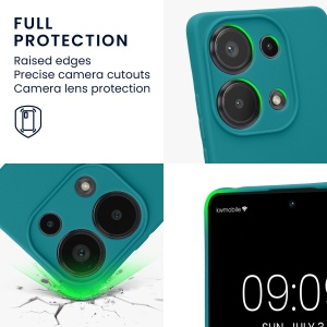 Husa Kwmobile pentru Xiaomi Redmi Note 13 Pro, Albastru, Silicon, KWM000020LY012C - Img 4