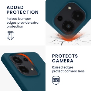 Husa Kwmobile pentru Xiaomi Redmi Note 13 Pro, Albastru, Silicon, KWM000020LT002C - Img 4