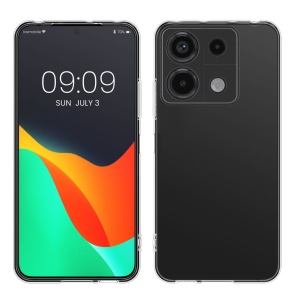 Husa Kwmobile pentru Xiaomi Redmi Note 13, Transparent, Silicon, KWM000020MQ001C - Img 1