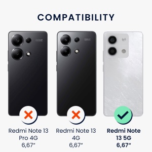 Husa Kwmobile pentru Xiaomi Redmi Note 13, Verde deschis, Silicon, KWM000020LM005C - Img 6