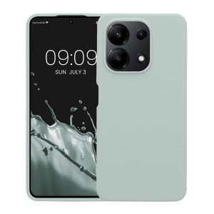 Husa Kwmobile pentru Xiaomi Redmi Note 13, Verde deschis, Silicon, KWM000020LS005C - Img 2