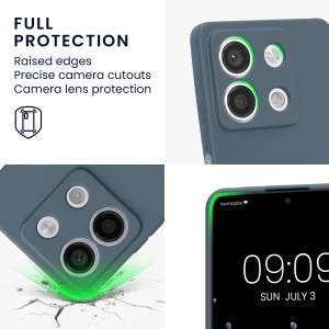 Husa Kwmobile pentru Xiaomi Redmi Note 13, Verde inchis, Silicon, KWM000020LK006C - Img 4