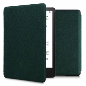 Husa pentru Amazon Kindle Paperwhite 11, Kwmobile, Verde, Textil, 56259.78 - Img 1