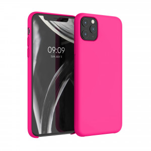 Husa pentru Apple iPhone 11 Pro Max, Silicon, Roz, 49725.08 - Img 1