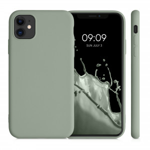 Husa pentru Apple iPhone 11, Silicon, Verde, 50791.172, kwmobile - Img 2