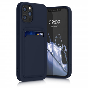 Husa pentru Apple iPhone 12 / iPhone 12 Pro, Silicon, Albastru, 55112.17, kwmobile - Img 2