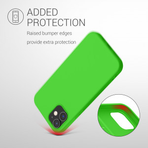 Husa pentru Apple iPhone 12 / iPhone 12 Pro, Silicon, Verde, 53938.159, kwmobile - Img 7