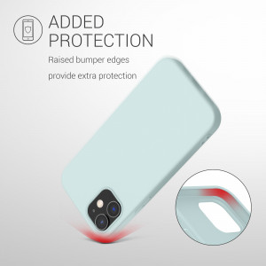 Husa pentru Apple iPhone 12 / iPhone 12 Pro, Silicon, Verde, 53938.200, kwmobile - Img 7