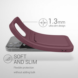 Husa pentru Apple iPhone 12 / iPhone 12 Pro, Silicon, Violet, 55112.190, kwmobile - Img 3