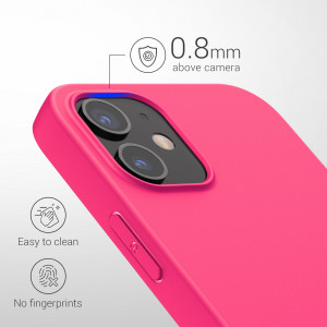 Husa pentru Apple iPhone 12 Mini, Silicon, Roz, 52715.77 - Img 4