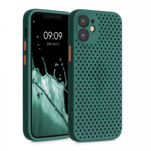 Husa pentru Apple iPhone 12 Mini, Silicon, Verde, 55896.80, kwmobile - Img 1