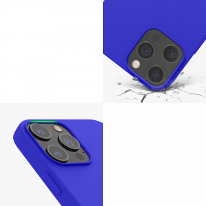 Husa pentru Apple iPhone 12 Pro Max, Silicon, Albastru, 52644.134 - Img 8