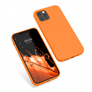 Husa pentru Apple iPhone 12 Pro Max, Silicon, Portocaliu, 53940.150 - Img 2