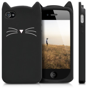 Husa pentru Apple iPhone 4 / iPhone 4s, Silicon, Negru, 16131.02 - Img 2