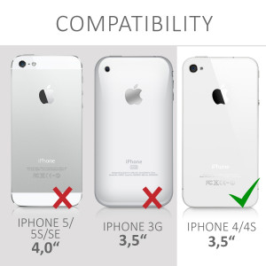 Husa pentru Apple iPhone 4 / iPhone 4s, Silicon, Negru, 16131.02 - Img 6