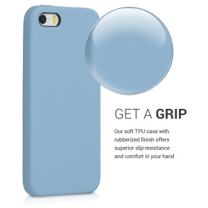 Husa pentru Apple iPhone 5 / iPhone 5s / iPhone SE, Silicon, Albastru, 42766.161 - Img 4