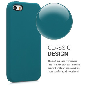 Husa pentru Apple iPhone 5 / iPhone 5s / iPhone SE, Silicon, Albastru, 42766.57 - Img 4