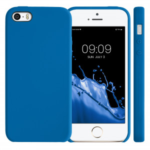 Husa pentru Apple iPhone 5s / iPhone SE, Silicon, Albastru, 42766.228, kwmobile - Img 2