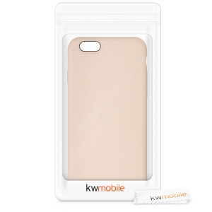 Husa pentru Apple iPhone 6 / iPhone 6s, Silicon, Crem, 40223.154 - Img 7