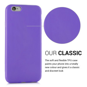 Husa pentru Apple iPhone 6 / iPhone 6s, Silicon, Violet, 35176.55 - Img 4