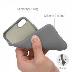 Husa pentru Apple iPhone 8 / iPhone 7 / iPhone SE 2, Silicon, Gri, 49979.155 - Img 4