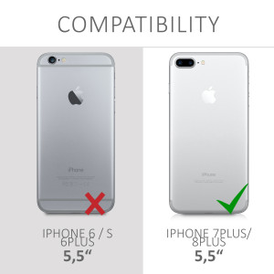 Husa pentru Apple iPhone 8 Plus / iPhone 7 Plus, Silicon, Verde, 40842.166 - Img 6