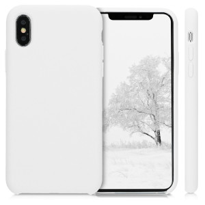 Husa pentru Apple iPhone X / iPhone XS, Silicon, Alb, 42495.02 - Img 2