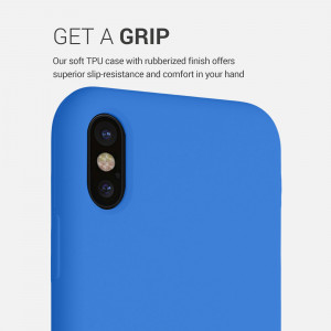 Husa pentru Apple iPhone X / iPhone XS, Silicon, Albastru, 42495.189 - Img 4