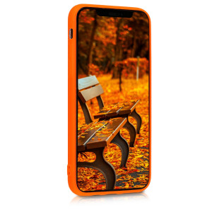 Husa pentru Apple iPhone X / iPhone XS, Silicon, Portocaliu, 46270.69 - Img 3