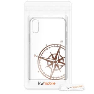 Husa pentru Apple iPhone X / iPhone XS, Silicon, Rose Gold, 42505.11 - Img 7